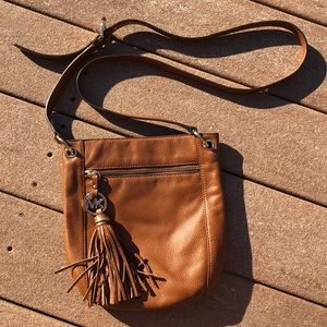 Michael Kors brown crossbody bag